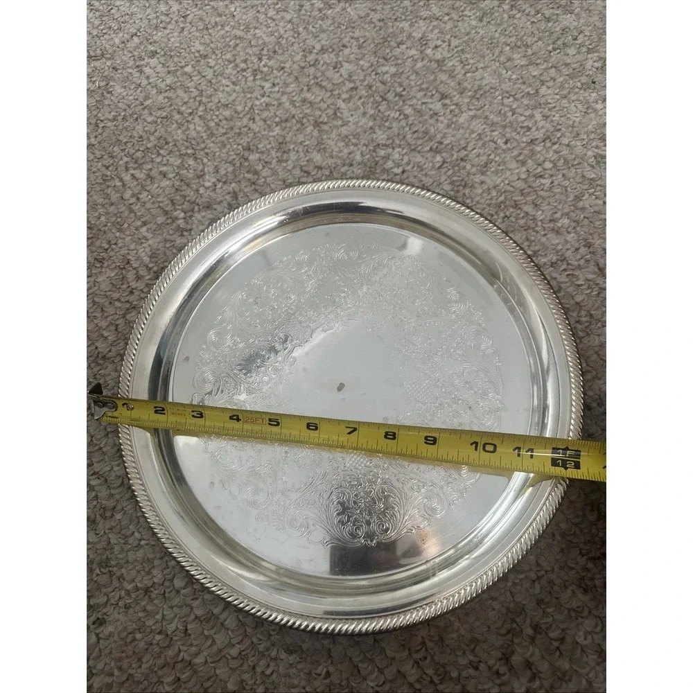 International Silver Company Castleton 4871 Tray Decorative Platter 12